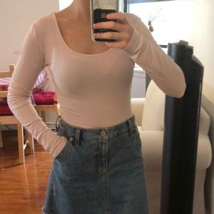 NUMBER 2 pink forever 21 long sleep shirt